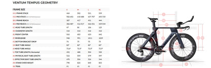 Ventum Tempus Carbon Triathlon Bike Frameset