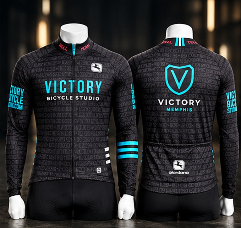 Victory Bicycle Studio + Giordana FR-C Long Sleeve Cycling Jersey