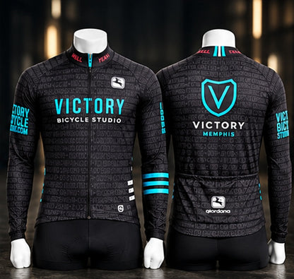 Victory Bicycle Studio + Giordana FR-C Long Sleeve Cycling Jersey