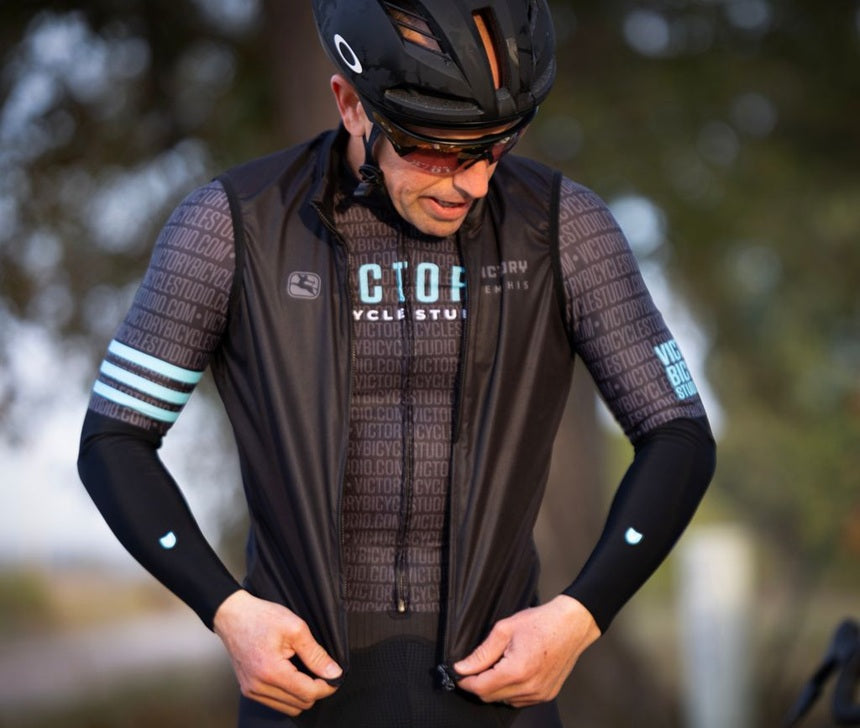 Victory Bicycle Studio + Giordana Arm Warmers