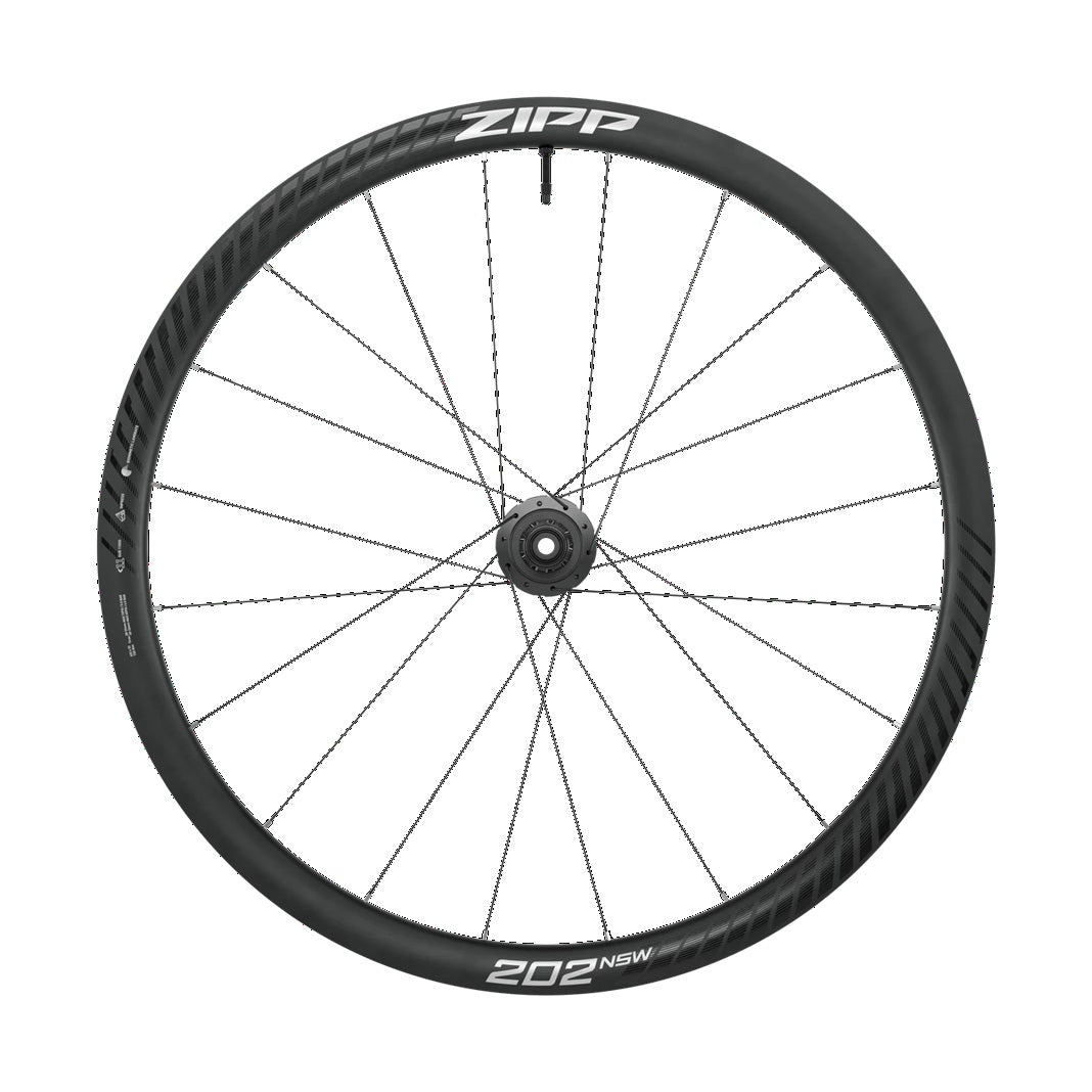 Zipp 202 NSW Carbon Disc Tubeless Ready Clincher Front Wheel
